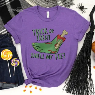 Trick Or Treat Smell My Feet Halloween T-Shirt