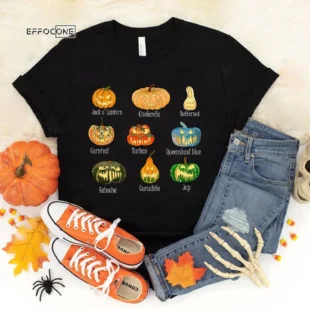 Varieties Pumpkin Patch Farm T-Shirt