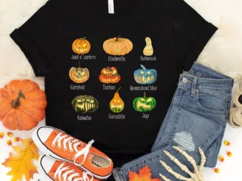 Varieties Pumpkin Patch Farm T-Shirt