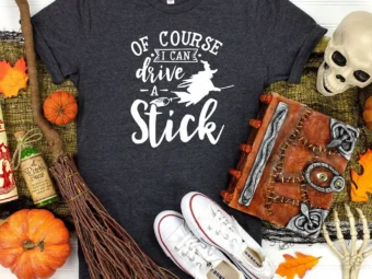 I Can Drive A Stick Halloween T-Shirt