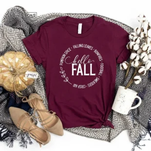 Hello Fall Thanksgiving T-Shirt