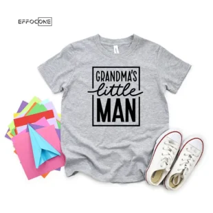 Grandma's Little Man Funny Toddler T-Shirt