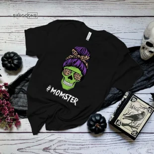 Momster Mom Halloween Spooky T-shirt