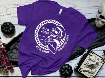 Get In Losers We're Saving Halloween Town T-Shirt