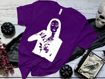 Morticia Addams Family Think Like Lily Work It Like Elvira T-shirt