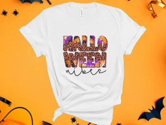 Halloween Vibes Leopard T-shirt