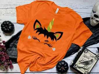 Frankeistein Unicorn Halloween T-Shirt