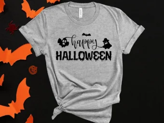 Happy Halloween Ghost Pumpkin T-Shirt
