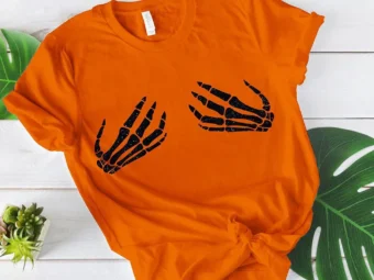 Skeleton Hand Halloween T-Shirt