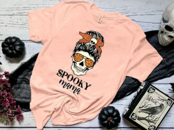 Spooky Mama Halloween T-Shirt
