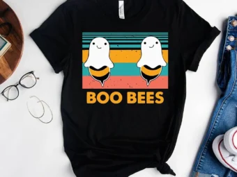Boo Bees Funny Halloween T-Shirt