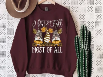 I Love Fall Most Of All Gnomes T-shirt