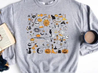 Halloween Little Things Doodles T-shirt