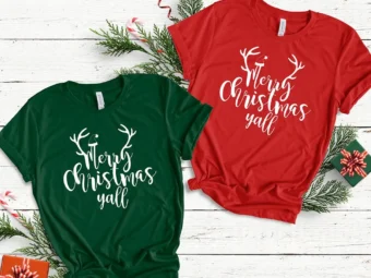 Merry Christmas Y'all Family T-shirt