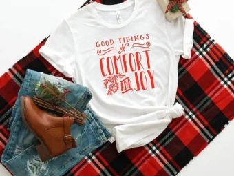 Good Tidings Of Comfort And Joy Christmas T-Shirt