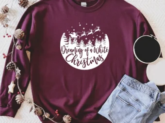 Dreaming Of A White Christmas T-Shirt