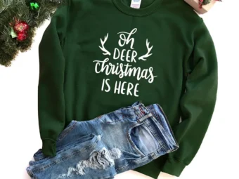Oh Deer Christmas Is Here T-Shirt