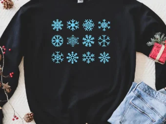 Snowflake Winter Christmas T-shirt