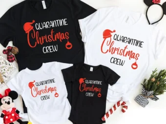 Quarantine Christmas Crew T-shirt
