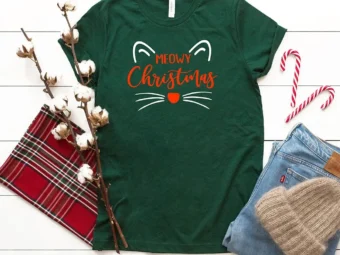 Meowy Christmas T-Shirt