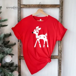 Christmas Reindeer Cute Deer T-Shirt