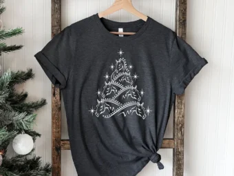 Horse Christmas Tree T-Shirt