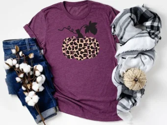 Leopard Pumpkin T-Shirt