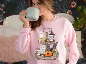 Hocus Pocus Halloween Tray T-shirt