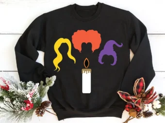 Hocus Pocus Black Candle Halloween T-shirt