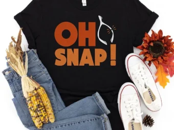 Oh Snap Turkey Thanksgiving T-Shirt