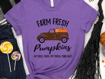 Farm Fresh Pumpkins Fall Sweatshirt Fresh