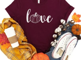 Love Pumpkin Thanksgiving T-Shirt
