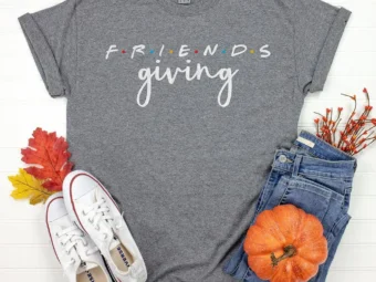 Friends Giving Thanksgiving T-Shirt