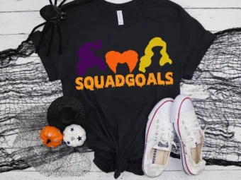 Squad Goals Halloween Witch T-Shirt