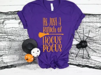 Its Just a Bunch of Hocus Pocus Funny Halloween T-Shirt
