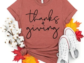 Thanksgiving Thankful Fall T-Shirt