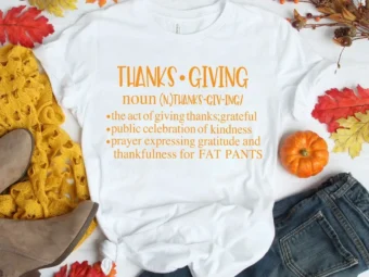 Thankful Grateful Blessed Thanksgiving Noun Buffalo T-Shirt