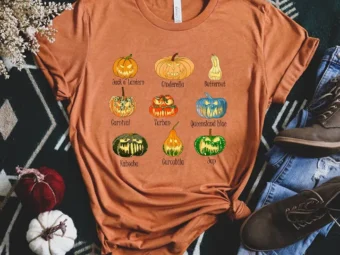 Varieties Pumpkin Patch Farm T-Shirt