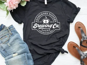 Sanderson Sisters Brewing Co Hocus Pocus Witches Brew T-shirt