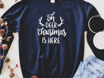 Oh Deer Christmas Is Here T-Shirt