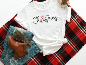 Christmas Cross Holiday T-Shirt