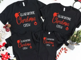 Quarantine Christmas Crew T-shirt