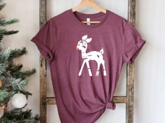 Christmas Reindeer Cute Deer T-Shirt
