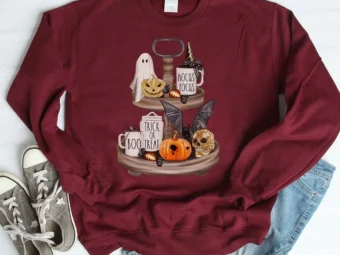 Hocus Pocus Halloween Tray T-shirt