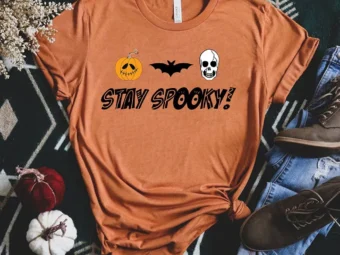 Stay Spooky, Halloween Pumpkin T-Shirt