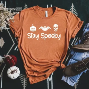 Stay Spooky Halloween Pumpkin T-Shirt