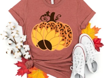 Leopard Pumpkin Thanksgiving T-Shirt