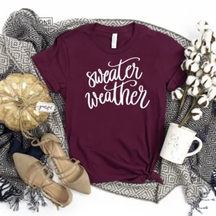 Sweater Weather Thanksgiving T-Shirt