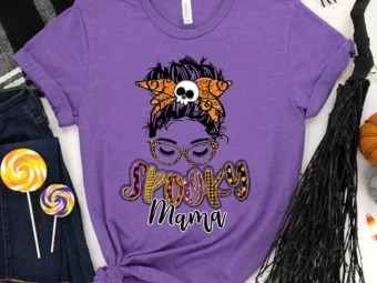Spooky Mama Halloween T-Shirt