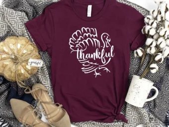 Thankful Turkey Thanksgiving T-Shirt
